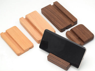 Custom Logo Wood Grain Mobile Phone Holder | Premium Corporate Gifts and Custom Gifts