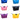 Custom Logo Multi-colored nylon makeup bag | Premium Corporate Gifts and Custom Gifts
