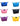 Custom Logo Multi-colored nylon makeup bag | Premium Corporate Gifts and Custom Gifts