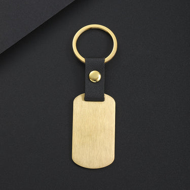 Custom Logo Metal leather buckle tag keychain | Premium Corporate Gifts and Custom Gifts