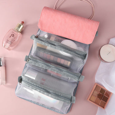 Custom Logo ins-style travel large capacity four-in-one cosmetic bag | Premium Corporate Gifts and Custom Gifts