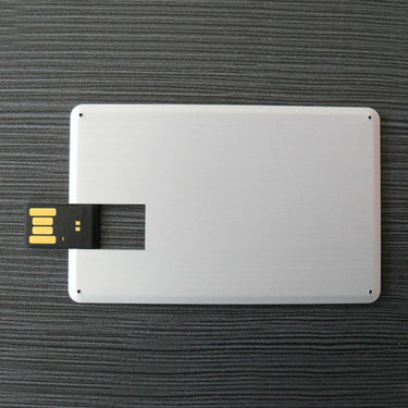 Custom Logo Thin and light metal business card flash drive | Premium Corporate Gifts and Custom Gifts