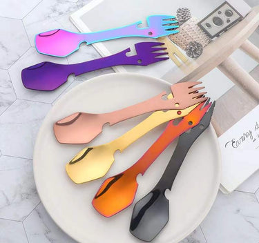 Custom Logo Metal Camping Multifunctional Tableware | Premium Corporate Gifts and Custom Gifts