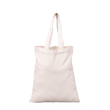 Custom Logo Canvas shopping bag tote bag in a variety of sizes (no side and no bottom) | Premium Corporate Gifts and Custom Gifts
