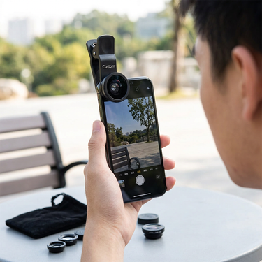 Custom Logo Creative Mobile Phone Wide-Angle Camera Lens | Premium Corporate Gifts and Custom Gifts