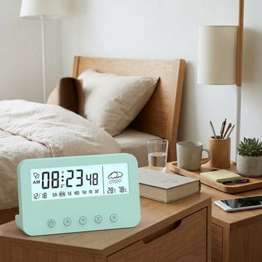 Custom Logo Smart LCD Electronic Clock | Premium Corporate Gifts and Custom Gifts
