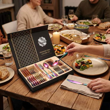Custom Logo High-end Western Tableware Gift Set | Premium Corporate Gifts and Custom Gifts