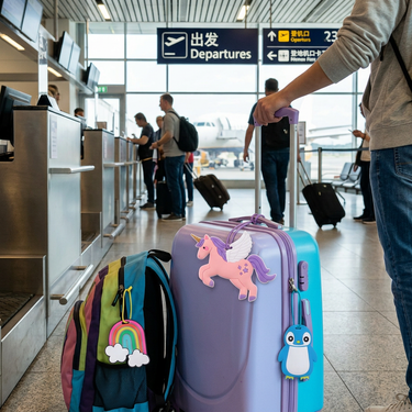 Custom Logo Shaped PVC Luggage Tag | Premium Corporate Gifts and Custom Gifts