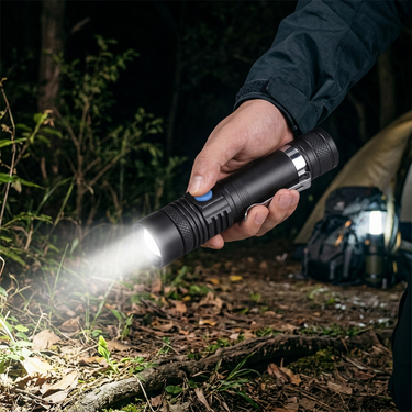 Custom Logo Portable aluminum alloy bright flashlight | Premium Corporate Gifts and Custom Gifts