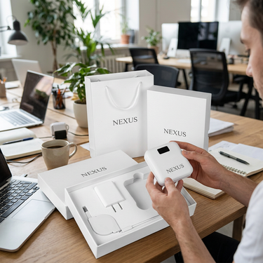 Custom Logo Corporate Gift Power Bank Gift Box | Premium Corporate Gifts and Custom Gifts