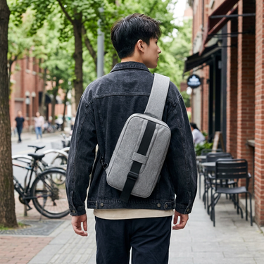 Custom Logo Fashionable Literary Youth One-Shoulder Crossbody Bag | Premium Corporate Gifts and Custom Gifts