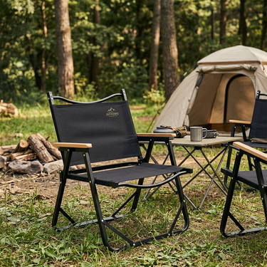 Custom Logo Wooden Handle Folding Chair Portable Camping Storage Chair | Premium Corporate Gifts and Custom Gifts