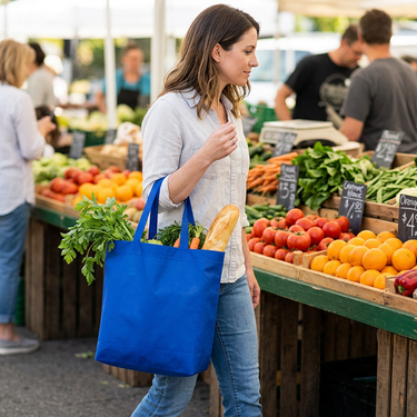 Custom Logo Non-woven eco-friendly bag (with bottom and no sides) | Premium Corporate Gifts and Custom Gifts