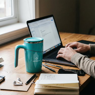 Custom Logo Non-pouring handle thermos cup | Premium Corporate Gifts and Custom Gifts