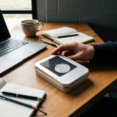 Custom Logo Metal Round Tin Box Flash Drive | Premium Corporate Gifts and Custom Gifts