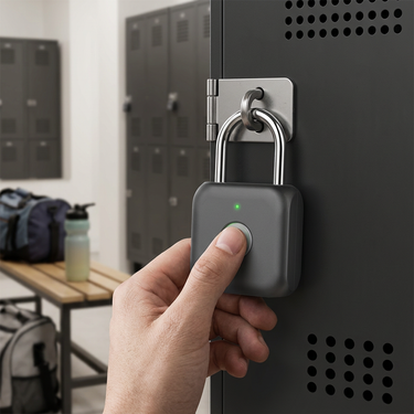 Custom Logo LED Light Smart Fingerprint Lock | Premium Corporate Gifts and Custom Gifts