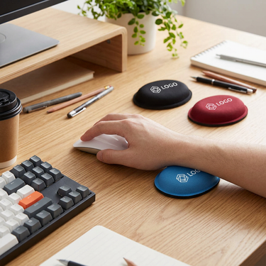 Custom Logo Multi-colored memory foam mouse pad | Premium Corporate Gifts and Custom Gifts