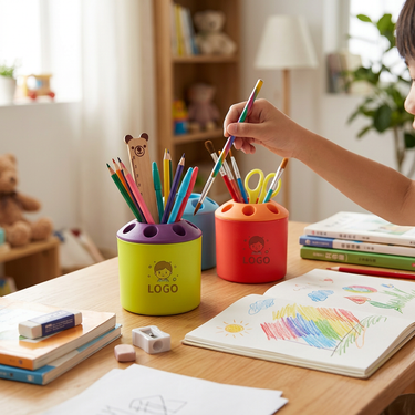 Custom Logo Colorful Multifunctional Pen Holder | Premium Corporate Gifts and Custom Gifts