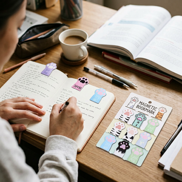 Custom Logo Magnet Advertising Cartoon Bookmark 6 Pack | Premium Corporate Gifts and Custom Gifts