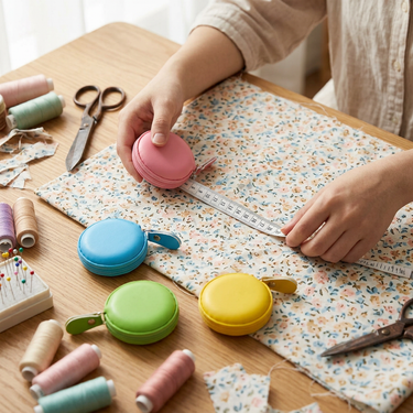 Custom Logo Macaron Shaped Cloth Ruler | Premium Corporate Gifts and Custom Gifts