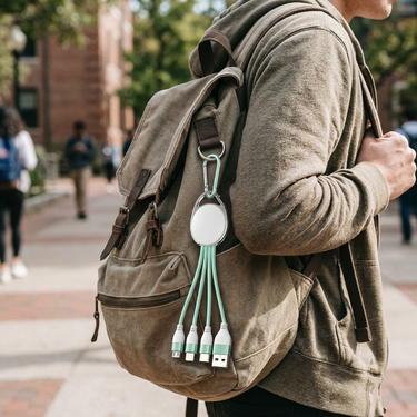 Custom Logo Multi-color 3-in-1 charging cable | Premium Corporate Gifts and Custom Gifts