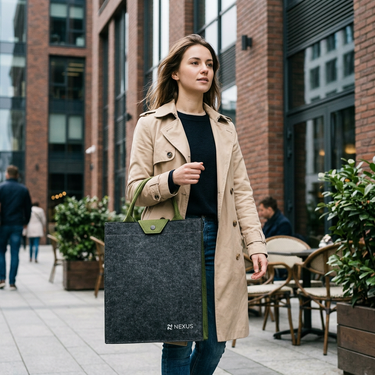Custom Logo Felt Cloth Portable Office Computer Bag | Premium Corporate Gifts and Custom Gifts