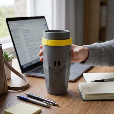 Custom Logo Creative Banana Lidless Niu Niu Cup | Premium Corporate Gifts and Custom Gifts