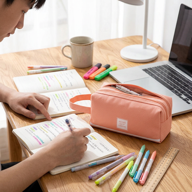 Custom Logo Canvas pencil case | Premium Corporate Gifts and Custom Gifts