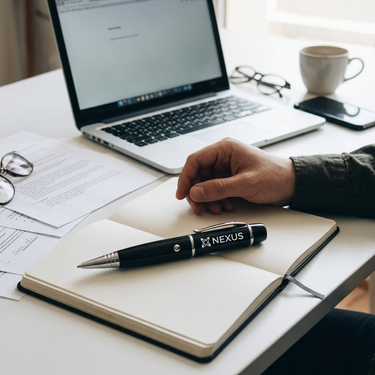 Custom Logo Basic Laser USB Ballpoint Pen | Premium Corporate Gifts and Custom Gifts