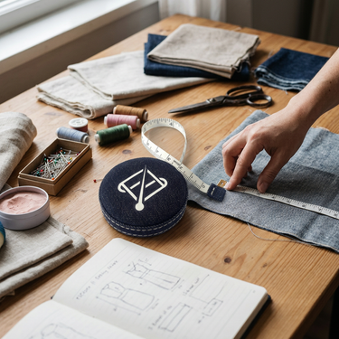 Custom Logo Denim ruler leather ruler | Premium Corporate Gifts and Custom Gifts