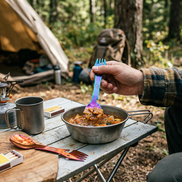 Custom Logo Metal Camping Multifunctional Tableware | Premium Corporate Gifts and Custom Gifts
