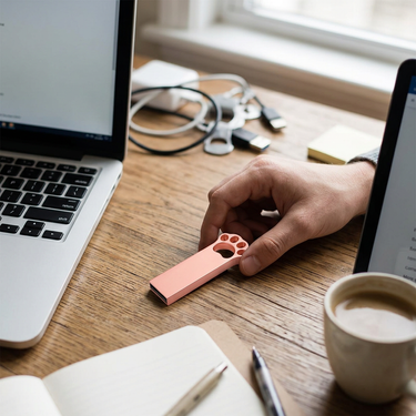 Custom Logo Cat paw shaped flash drive | Premium Corporate Gifts and Custom Gifts
