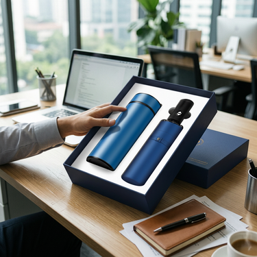 Custom Logo Business Two-Piece Gift Box | Premium Corporate Gifts and Custom Gifts
