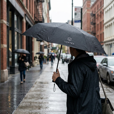 Custom Logo Lightweight carbon fiber tri-fold umbrella | Premium Corporate Gifts and Custom Gifts