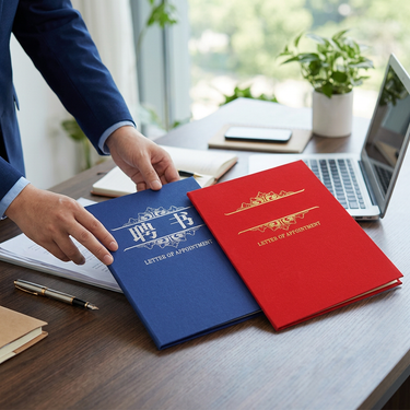 Custom Logo Hot Stamping Certificate Holder | Premium Corporate Gifts and Custom Gifts