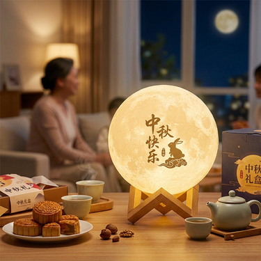 Custom Logo Mid-Autumn Festival Moon Lamp | Premium Corporate Gifts and Custom Gifts