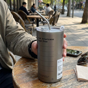 Custom Logo New double-walled stainless steel coffee cup | Premium Corporate Gifts and Custom Gifts