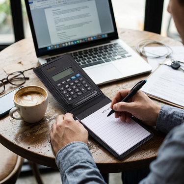 Custom Logo Leather Multifunctional Computer Notebook | Premium Corporate Gifts and Custom Gifts