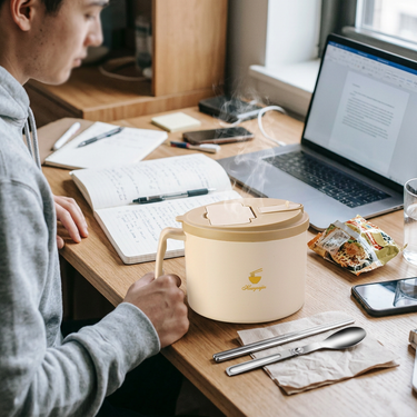 Custom Logo Large Capacity Instant Noodle Bowl | Premium Corporate Gifts and Custom Gifts