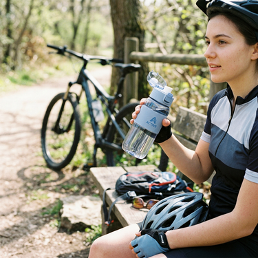 Custom Logo Portable Sports Plastic Water Bottle | Premium Corporate Gifts and Custom Gifts