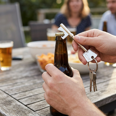 Custom Logo Bottle Opener Charm Keychain | Premium Corporate Gifts and Custom Gifts
