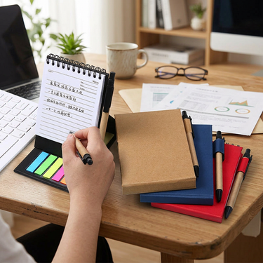 Custom Logo Office Coil Combination Notebook | Premium Corporate Gifts and Custom Gifts
