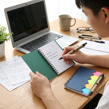 Custom Logo Office Small Ruler Post-it Notebook | Premium Corporate Gifts and Custom Gifts