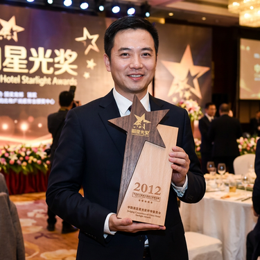 Custom Logo Wooden Star Trophy | Premium Corporate Gifts and Custom Gifts