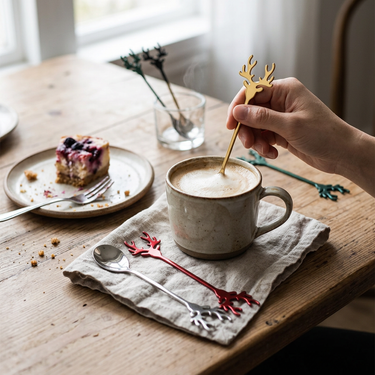 Custom Logo Elk-shaped tableware set | Premium Corporate Gifts and Custom Gifts