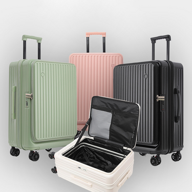 Custom Logo Multi-functional Front-Opening Luggage | Premium Corporate Gifts and Custom Gifts