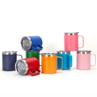 Custom Logo Multi-color stainless steel handle mug | Premium Corporate Gifts and Custom Gifts