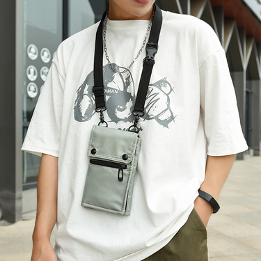 Custom Logo Nylon Water-repellent Mobile Phone Crossbody Bag | Premium Corporate Gifts and Custom Gifts