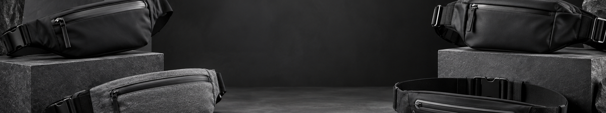 Waist bags collection banner