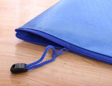 Custom Logo Football Pattern Document Zipper Bag | Premium Corporate Gifts and Custom Gifts
